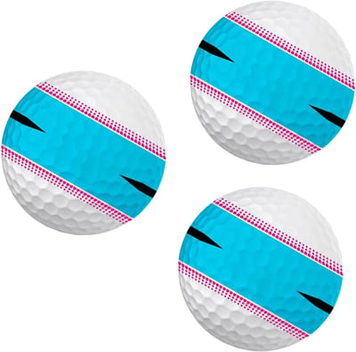 Golf Tees - Precisie Tees - Golfen Verbeteren - 360 Graden Uitlijning - 42 mm Diameter - Hemelsblauw