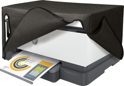 kwmobile hoes geschikt voor HP OfficeJet Pro 8025e - Beschermhoes voor printer - Stofhoes in donkergrijs