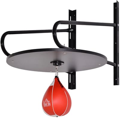 D&A Bokszak - Boksbal - Bokszak hangend - Boksballen - Boksen - Work out - Hoogte verstelbaar platform - Inclusief wandhouder