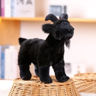 PP Katoen Baby Geit Pluche Pop 18/30cm Gevulde Gehoornde Schaap Pluche Speelgoed Zachte Leuke Baby Geit Sleutelhanger Valentijnsdag Cadeaus