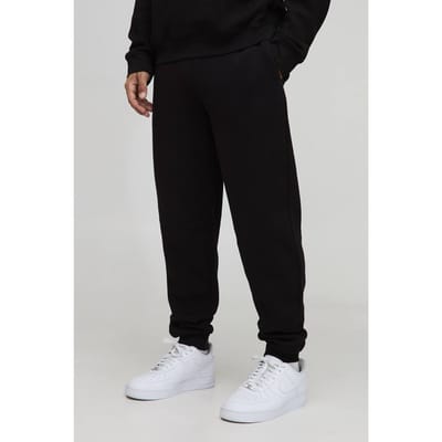 Essential Regular Fit Jogger | Black | Size XS