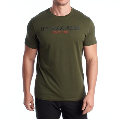 Herren-T-Shirt aus Baumwolle mit kurzen Ärmeln US42154022