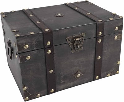 Decoratieve Vintage Houten Opbergdoos voor Sieraden, 9.4×6.8x6cm, Antieke Stijl, Perfect als Geschenkdoos en Voor Het Organiseren van Kostbaarheden