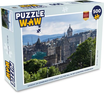 Puzzel Architectuur - Boom - Edinburgh - Legpuzzel - Puzzel 500 stukjes