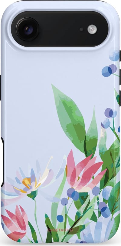 Casetastic hoesje geschikt voor Apple iPhone Air - MagSafe - Dubbellaagse bescherming - Dromen in pastel - Fashion Case - Lichtgrijs Mintgroen