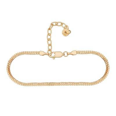 Caï Dames Armband 925 sterling zilver Zilver One Size Goud 32016393