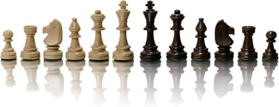 Handgemaakte houten Staunton schaakstukken 90 mm – zware toernooikwaliteit – losse pionnen of met doos