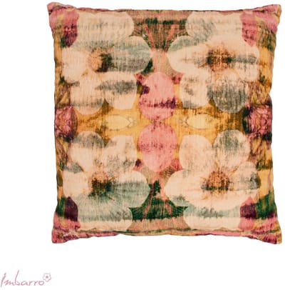 Imbarro Home & Fashion Velours kussen Brida 45 x 45 cm uit de collectie Vintage Village