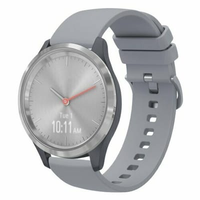 By Qubix - Geschikt voor Xiaomi Watch S4 - 41mm - Soft siliconen bandje - Grijs
