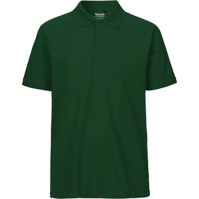 Men's Classic Polo met korte mouwen Bottle Green - XS