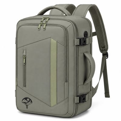 Reisgemak Handbagagerugzak & Schooltas - 40x30x20 cm - Olijfgroen