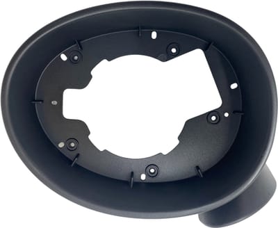 BILMAX Linker Buitenspiegel Frame voor Mini Clubman (F54) 2015–2020, F55, F56, F57 2014–2020 & Countryman (F60) 2017–2020, Zwart (Bestuurderszijde)