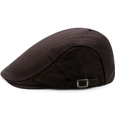 55-59CM 60-63CM Homme à grosse tête Casquette Plate Ivy Large Casquette Gavroche Surdimensionnée Casquette Plate de Papa Casquette de Chauffeur de Taxi Casquette en Coton pour Femme Béret Vintage Casquette Gatsby 60-63cm café profonde
