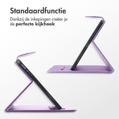 imoshion Tablet Hoes - Geschikt voor Apple iPad 11 2025 A16 / iPad 10e generatie (2022) 10.9 inch - Mandala tablet Bookcase - Lila