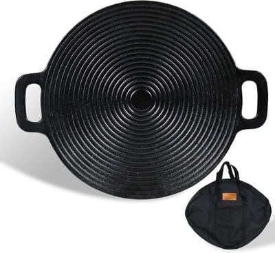 DailySupplies® Gietijzeren Pan Bbq - Gietijzeren Skillet - Grillplaat