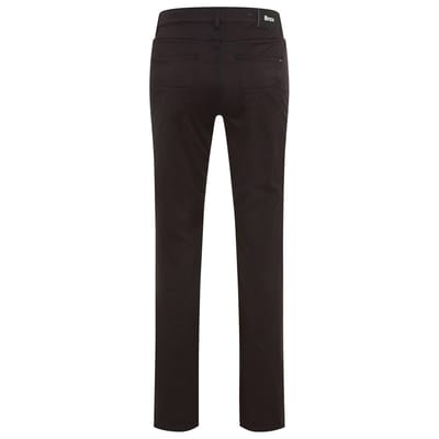 BRAX Heren Chino Broek regular/straight Zwart 38W / 32L Volwassenen