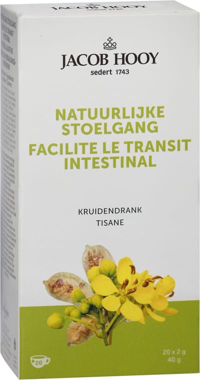 Jacob Hooy Natuurlijke Stoelgang Thee 20ST
