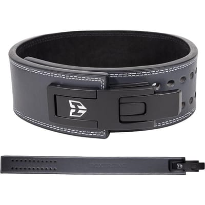 Ceinture de levage à levier réglable pour Powerlifting Gym Squat Soulevé de terre Support de taille Entraînement de la force Corset lombaire XS（old）