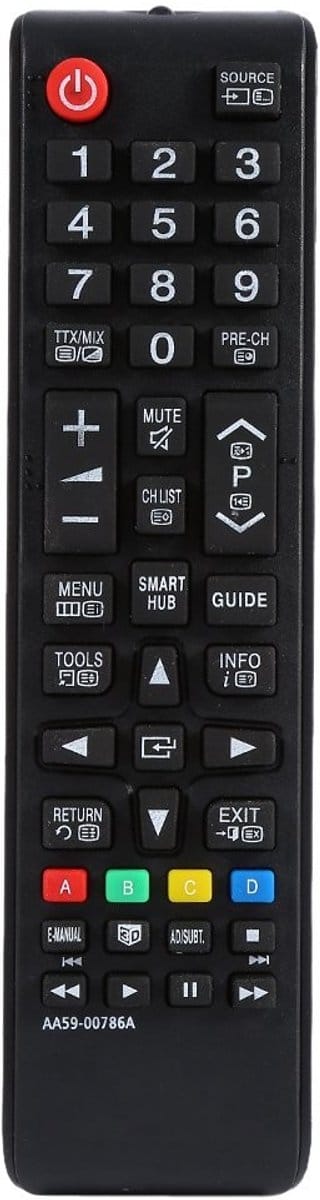 Dailygoody - Universele Afstandsbediening - Smart TV Bediening - Compact en Handig - Geschikt voor LCD LED Plasma - Innovatief Toetsenbord - Multifunt