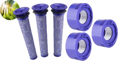 XXL Super Set HEPA Pre- & Post Filter geschikt voor Dyson V7, V8 96747801 Accessoires Vervanging DC58, DC59, DC61, DC74