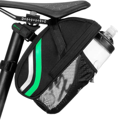 Zadeltas, regendicht, krasbestendig, voor op de fiets, groen