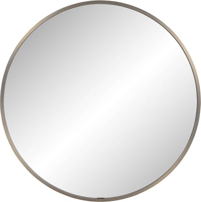 Ben Callisto Ronde Spiegel - met LED Verlichting en Anti-condens - Ø 80 cm - Voorgemonteerd - RVS - Badkamerspiegel - Wandspiegel