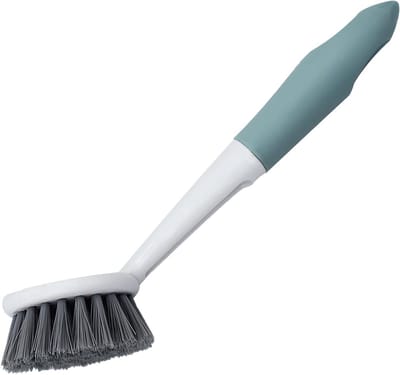 SnelShoppen - Dish Brush - Afwasborstel met Lange Handgreep - Keukenborstel voor Het Reinigen van Borden, Potten en Pannen - Groen - Diameter 50 mm