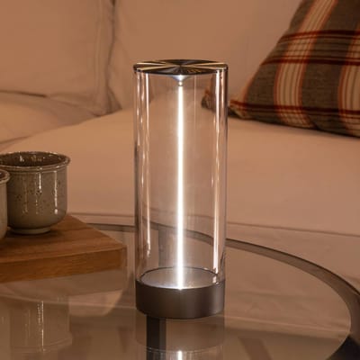 Konstsmide Tuin Tafellamp Edison S | 1W LED | Antraciet | 2700K | IP54 | Dimbaar