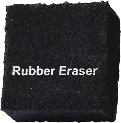 Racket Reiniger - Sport Accessoire - Onderhoud Sportuitrusting - Veerkrachtige Rubberlaag - 5 x 5 cm - Zwart