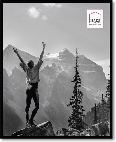 HAES DECO - Kunststof fotolijst 40x50 zwart Easy Frame - EF7B
