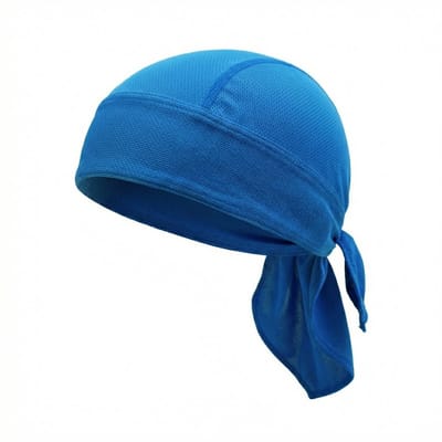 Bandana – koningsblauwe mesh sport bandana – ademende unisex hoofddoek – lichtgewicht biker bandana – ideaal voor sport, motor & zomer