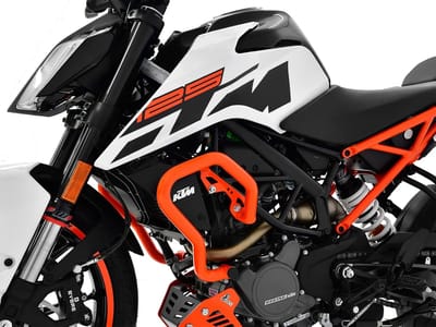 Motor Valbeugels - Crash Bars Bescherming - Motor Beschermen - Optimale Frame Dekking - 1 Set - Oranje