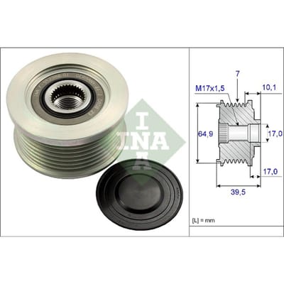 Schaeffler Ina Generator vrijloop INA 535 0177 10