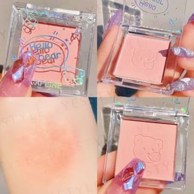 E.L.G - Hello Bear Cheek Color 01 Milky Apricot
