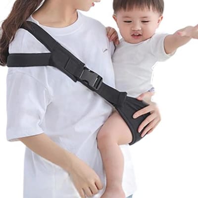 Babydraagdoek voor Pasgeborenen - Compact Heupzitje met Zachte Riemen - One-Shoulder Draagdoek