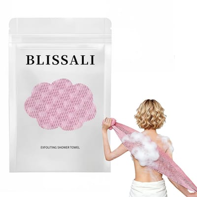 Dailygoods- Douchehanddoek Antibacterieel - Exfoliërende Peeling - Lichaamsdouchehanddoek - Rugborstel - Douche-accessoires - Voor Mannen/Vrouwen - Douchespons