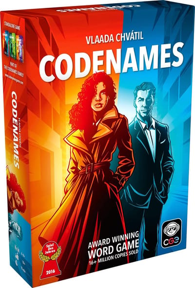 Dailygoods- Bordspel Nieuwe Editie - Codenames - 4-8 Spelers - Speelduur 15 Minuten - Vanaf 14 Jaar - Verbeterde Gameplay - Bordspelletjes