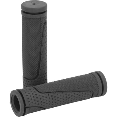 Eén Paar Fiets Handvatten Ergonomisch Antislip Universeel Rubber Schokabsorptie Fiets Handvatten black