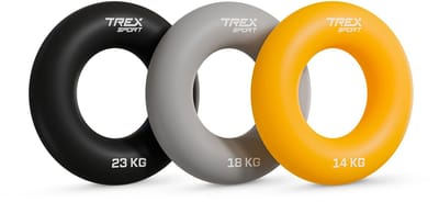 Trex Sport TX-003HSC - Handknijpers - Silicone - Set van 3 - Weerstand 14-23 kg