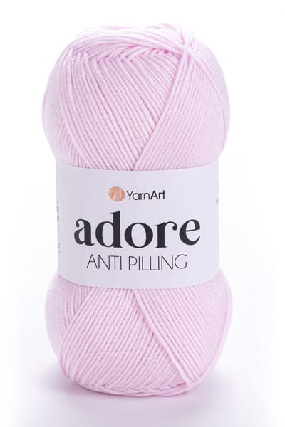 YarnArt Adore – Anti-Pilling Acryl Garen – Zacht & Kleurvast – Ideaal voor Kleding en Babyprojecten - Kleur 361