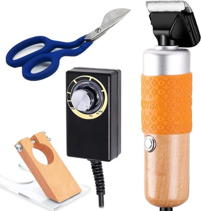 Tapijt Trimmer - Vacht Schaar - Tapijt Afwerken - Geluidsarm Ontwerp - 6 Snelheden - Beige