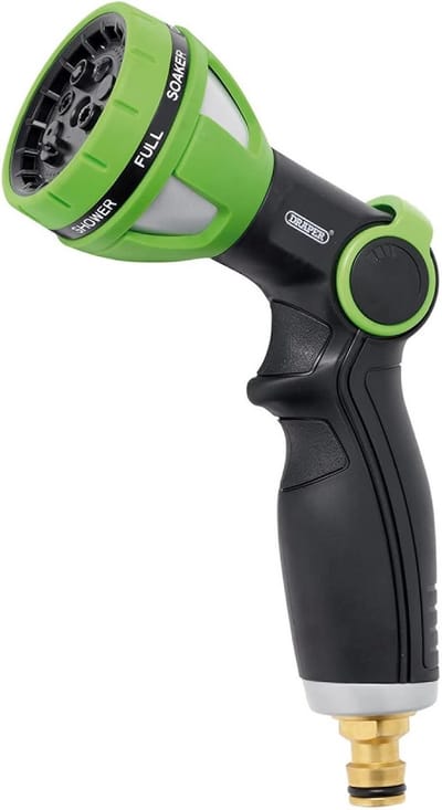Spuitpistool met 8 standen voor tuin en wassen - Aluminium, Ergonomisch
