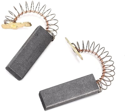 Set van 2 Koolborstels voor Wasmachine 154740 00154740 (12.5x5x36mm) Geschikt voor Bosch en Siemens Wasmachines