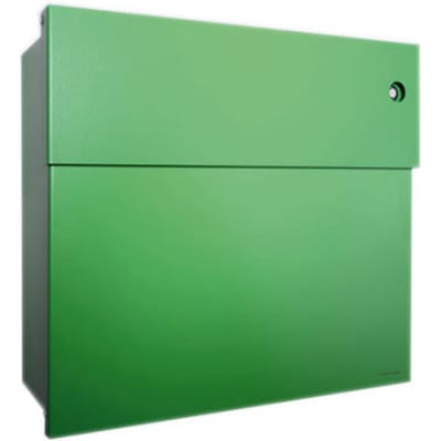 Radius - Letterman brievenbus 4 met blauwe deurbel - groen