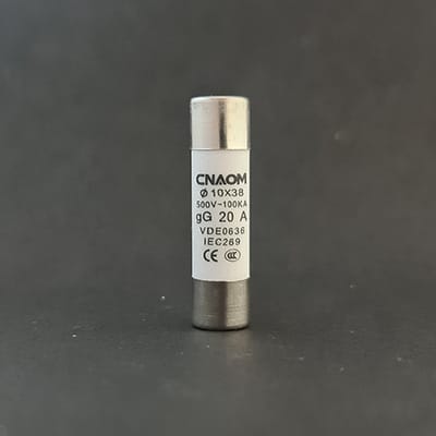 R015 10x38 Keramische Buiszekering - 20A - 10x38mm