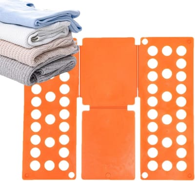 Kleding Vouwplank - Shirt Vouwhulp - Kleding Organiseren - Snel Vouwen - 40x48cm - Oranje