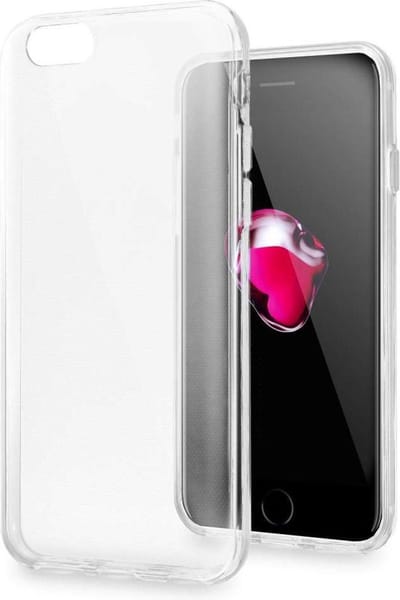 Just in Case hoesje geschikt voor iPhone 7 Hoesje Siliconen - Flexibele Case - Transparant