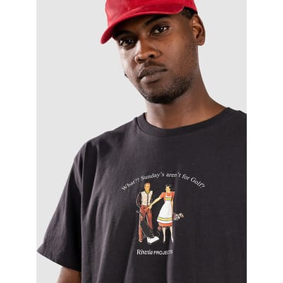 Rivvia Projects Sunday Ritual T-Shirt zwart