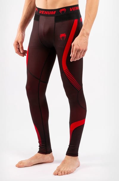 Venum Sportlegging No Gi 3.0 Compressiebroek Zwart Rood - S - Jeans Maat 30