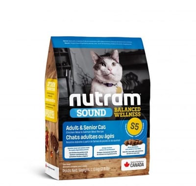 NUTRAM S5 KAT ADULT/SENIOR 1,13KG